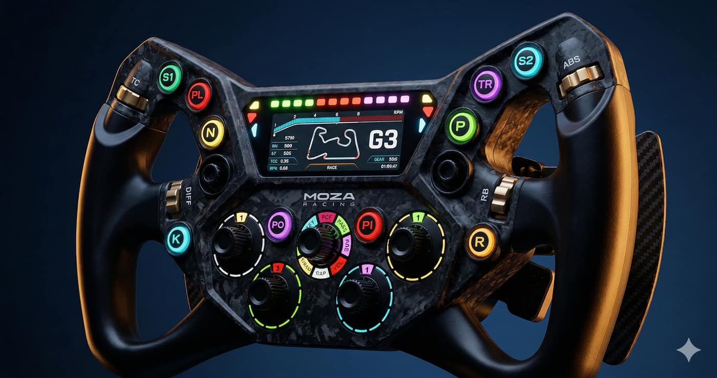 RaceLoop Steg 3 — professional sim racing rig