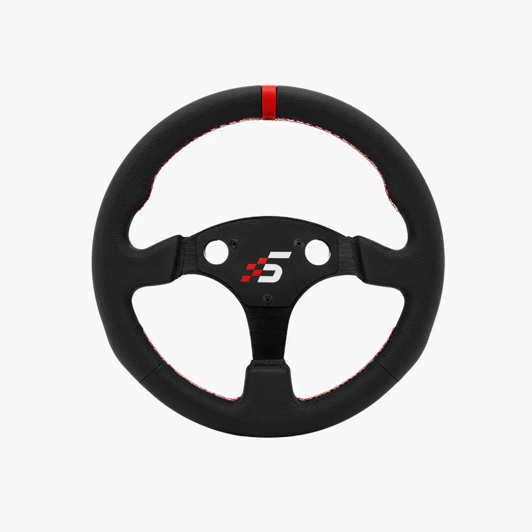 Simagic P-330R(K) round steering wheel rim 330mm (K) – leather