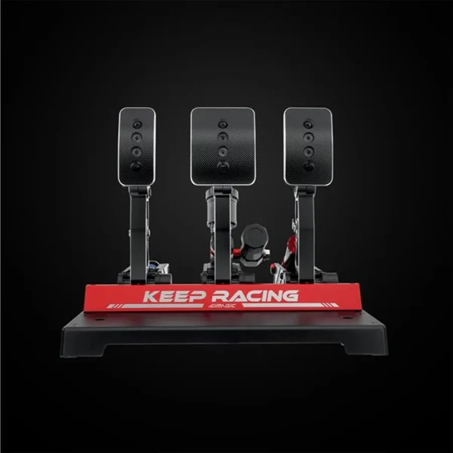 Simagic P1000 modular hydraulic pedal set with 3 pedals