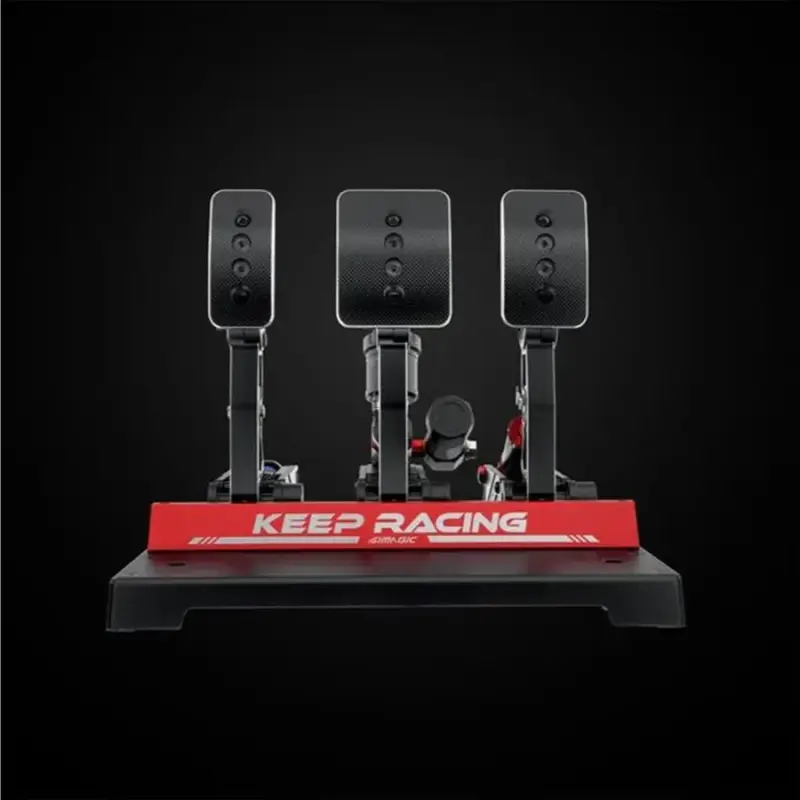 Simagic P1000 modular hydraulic pedal set with 3 pedals