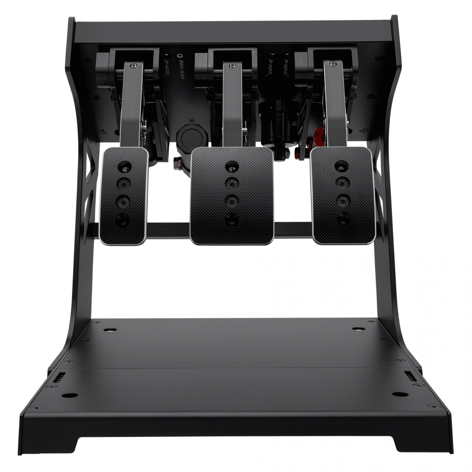 Simagic P1000i modular inverted hydraulic pedal set with 3 pedals