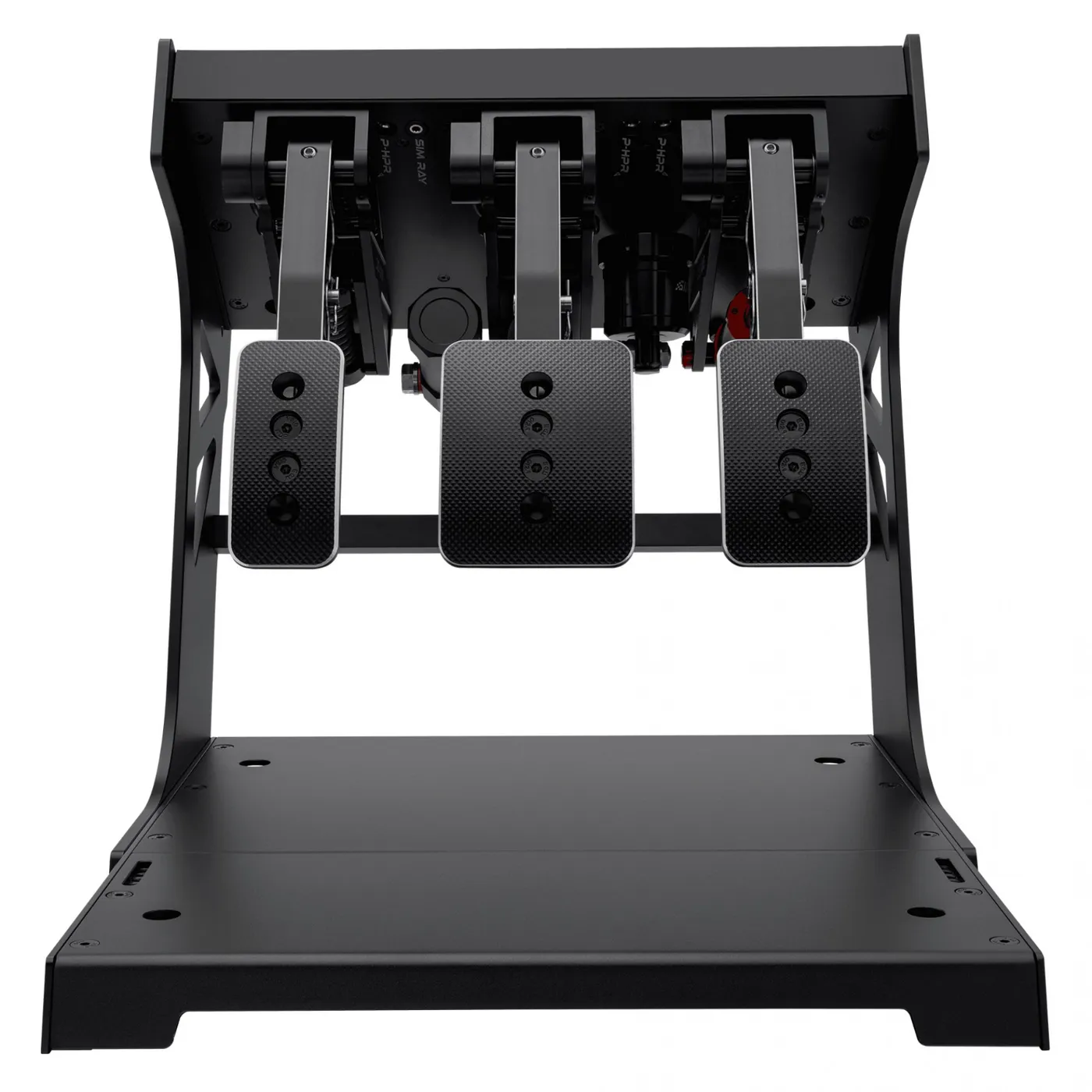 Simagic P1000i modular inverted hydraulic pedal set with 3 pedals
