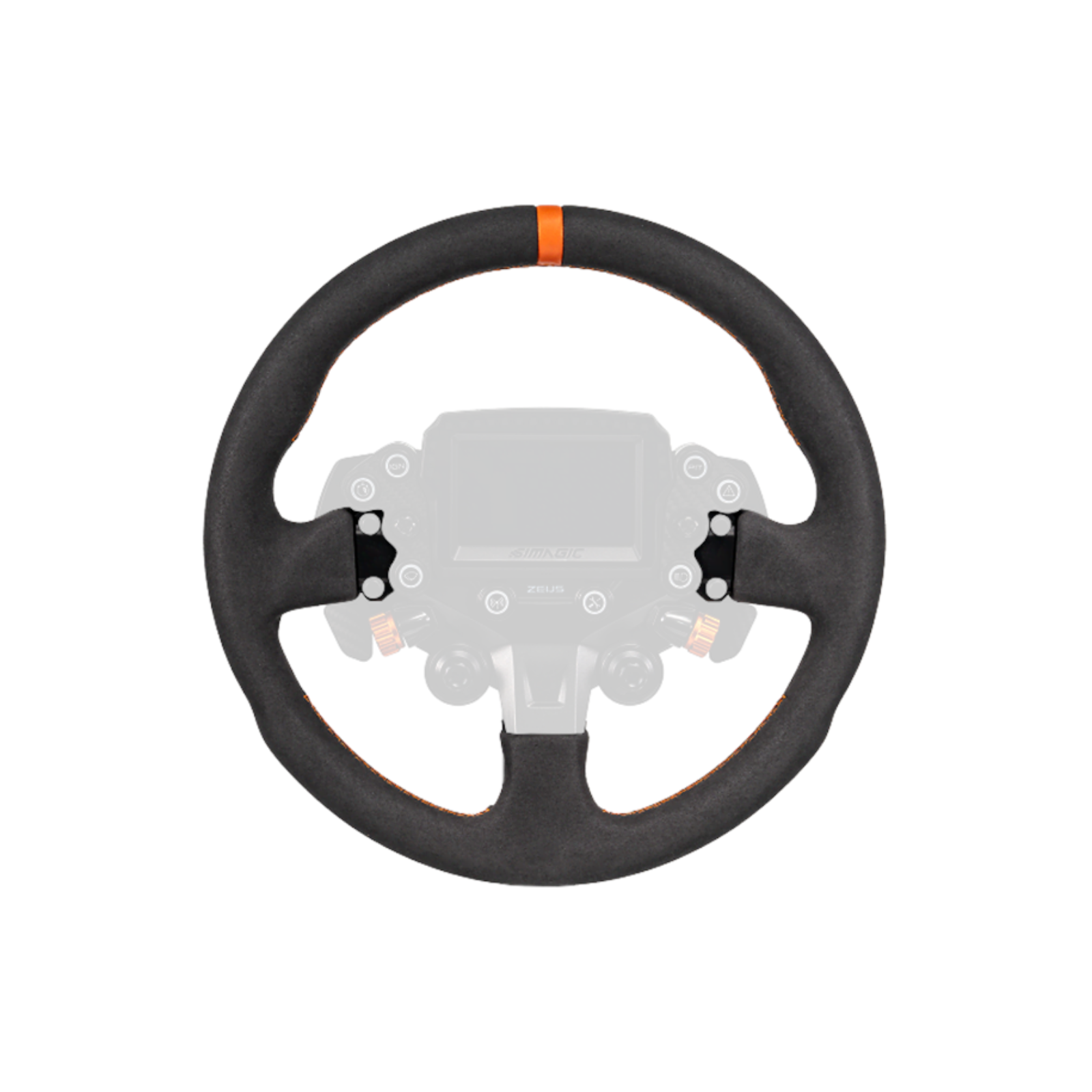 Simagic ZS-330RR round steering wheel rim 330mm – suede