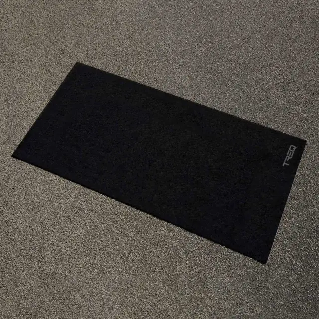 Treq black sim racing rug