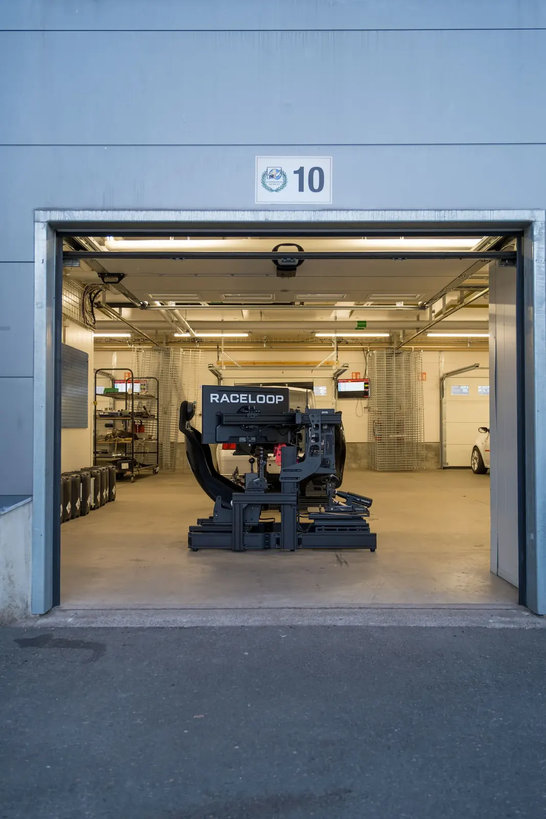 RaceLoop sim racing activation at Anderstorp Raceway