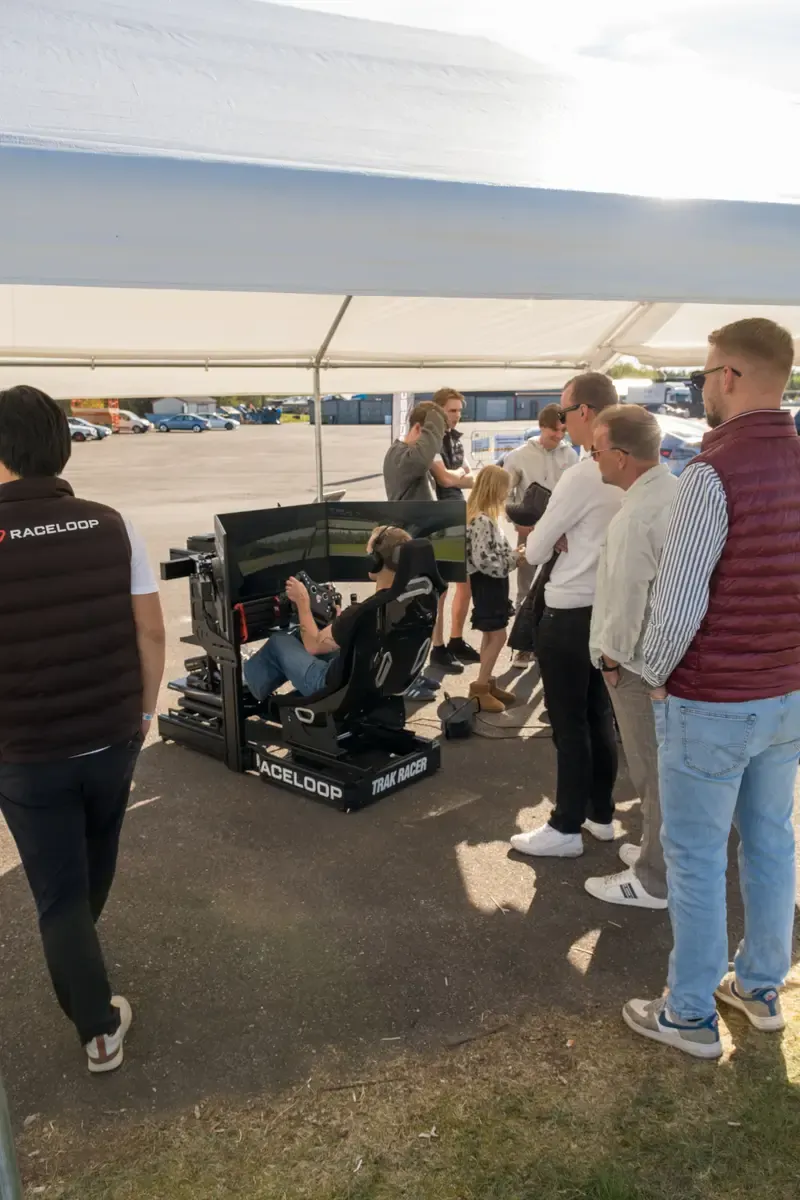 RaceLoop sim racing-aktivering på Gelleråsen Arena
