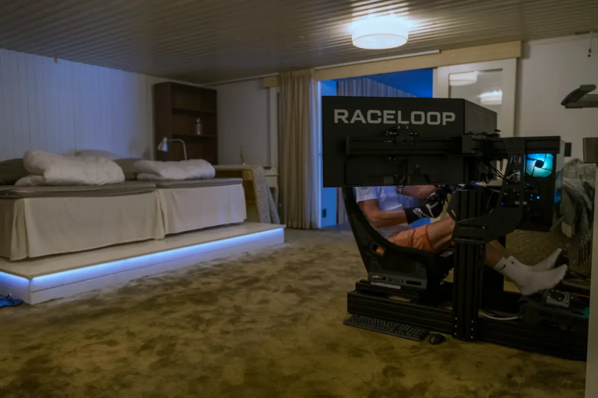 Simulator från RaceLoop installerad hemma