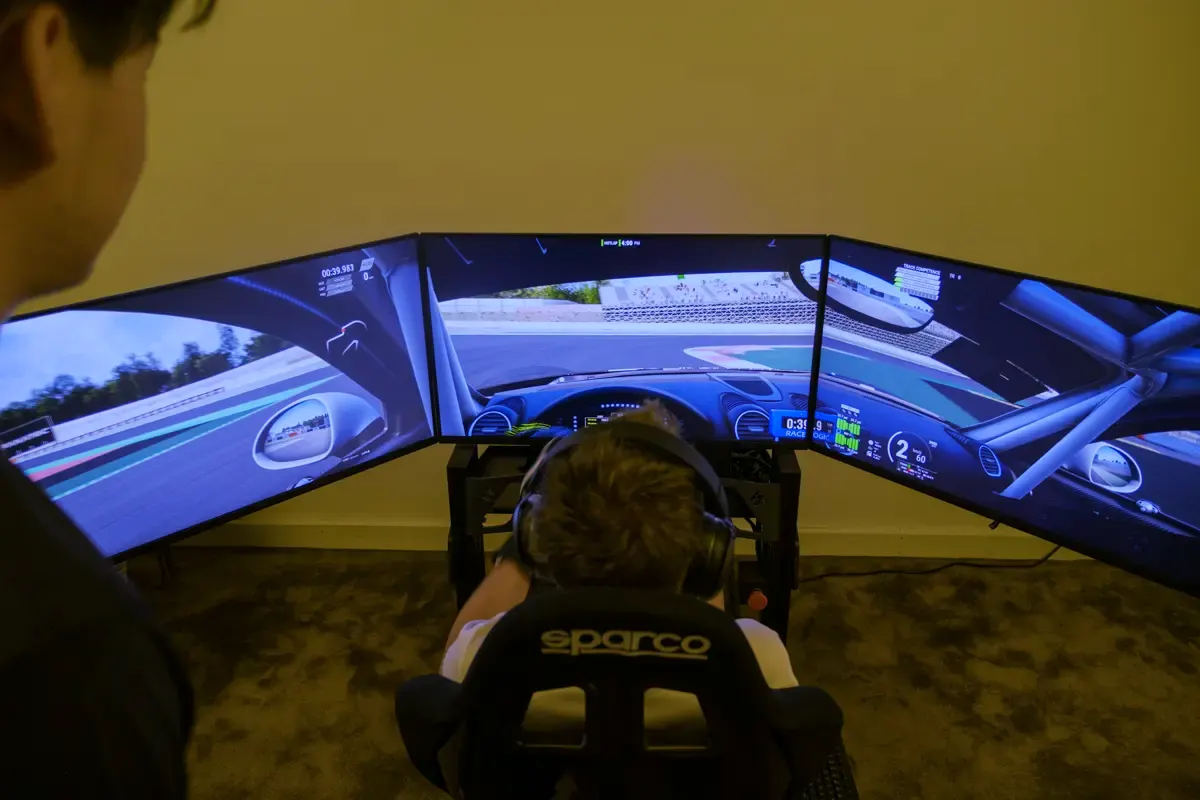 Simulator från RaceLoop installerad hemma