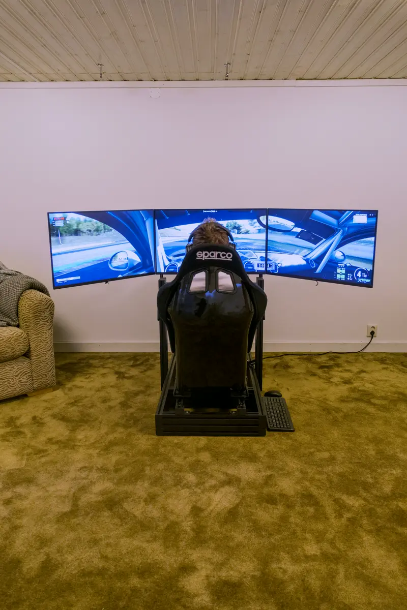 Simulator från RaceLoop installerad hemma