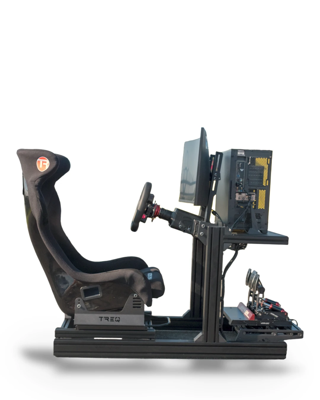RaceLoop Steg 1: komplett sim racing-rigg med Treq One chassi